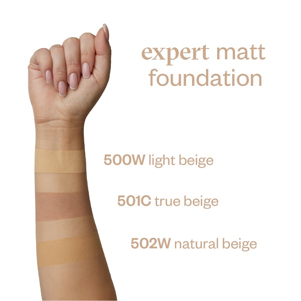 Expert matt foundation 502 W Natural beige  Oficjalny sklep internetowy z  kosmetykami Paese