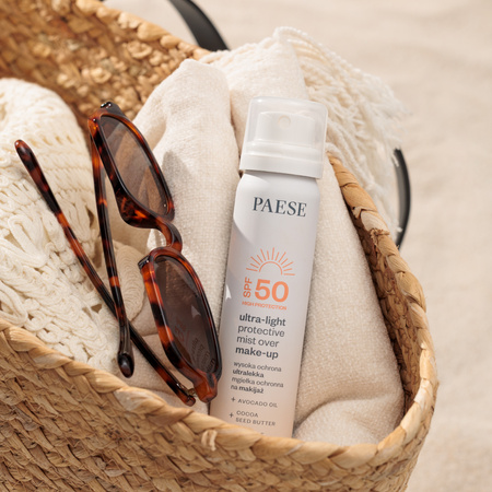 Ultra-light protective mist over make-up SPF 50 